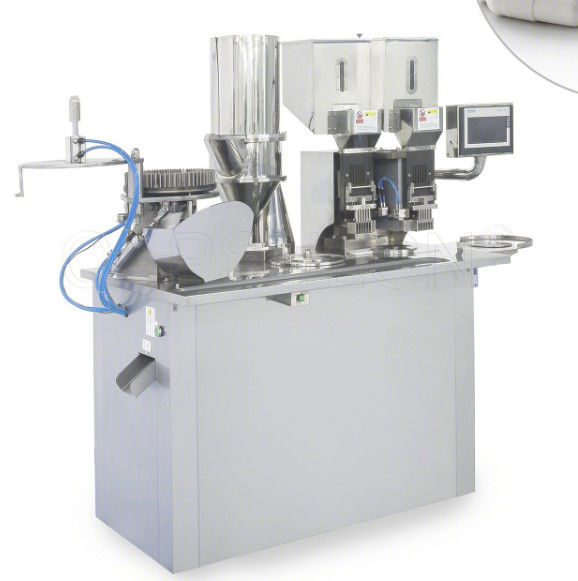 50,000 Pcs/Hour DTJ-T Pro Dual Loader Semi Automatic Capsule Filling Machine